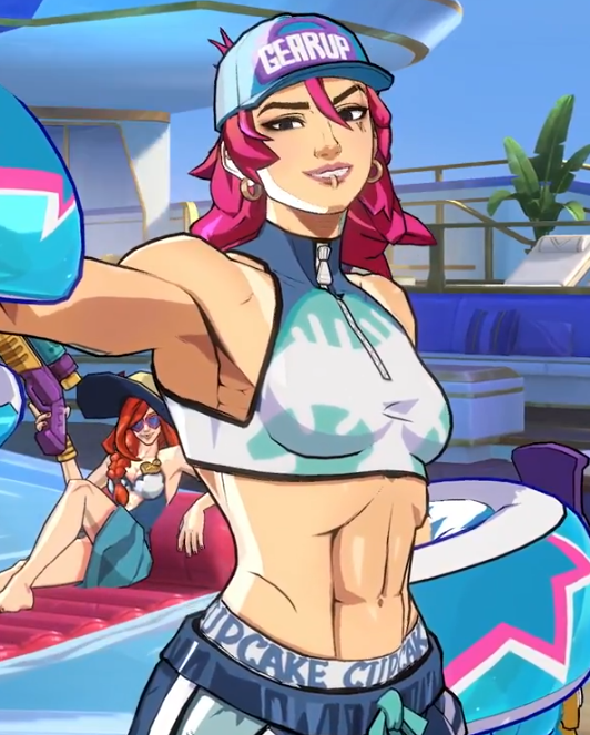 stillcaitvi's tweet photo. #2XKO Pool Party Vi is finally here and... Wow! 👁️👁️

She looks beyond incredible, we’re honestly at a loss for words to describe her and can't wait to see more! ❤️‍🩹

Is it getting hot in here or is it just us? https://t.co/Ti5I3T31jh