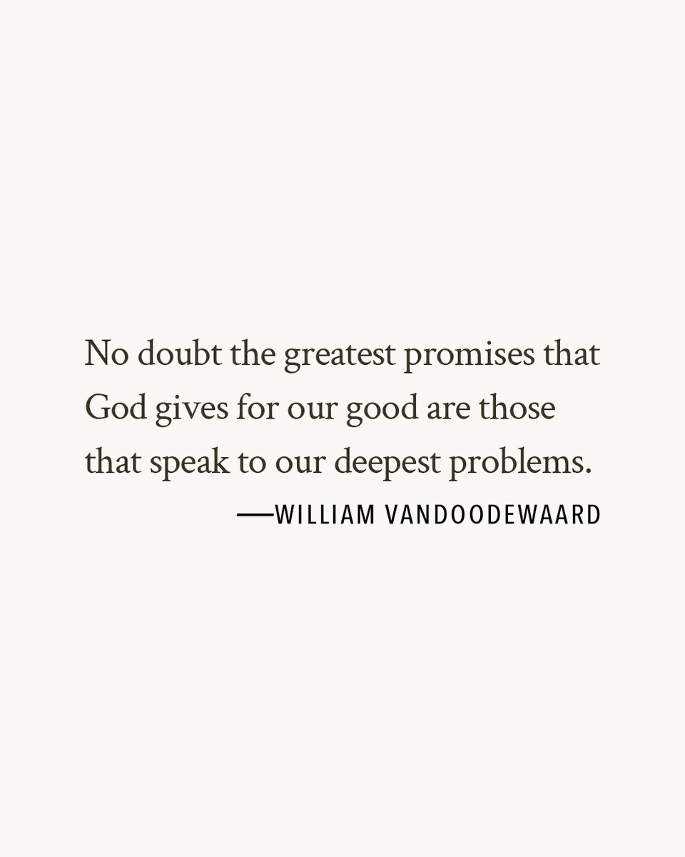 GPTSeminary's tweet photo. God’s faithful promises assure believers that all things, including suffering and death, work together for their ultimate good in Christ.

Read full article at https://t.co/5JKbQqObTE https://t.co/sdEbgopnf9