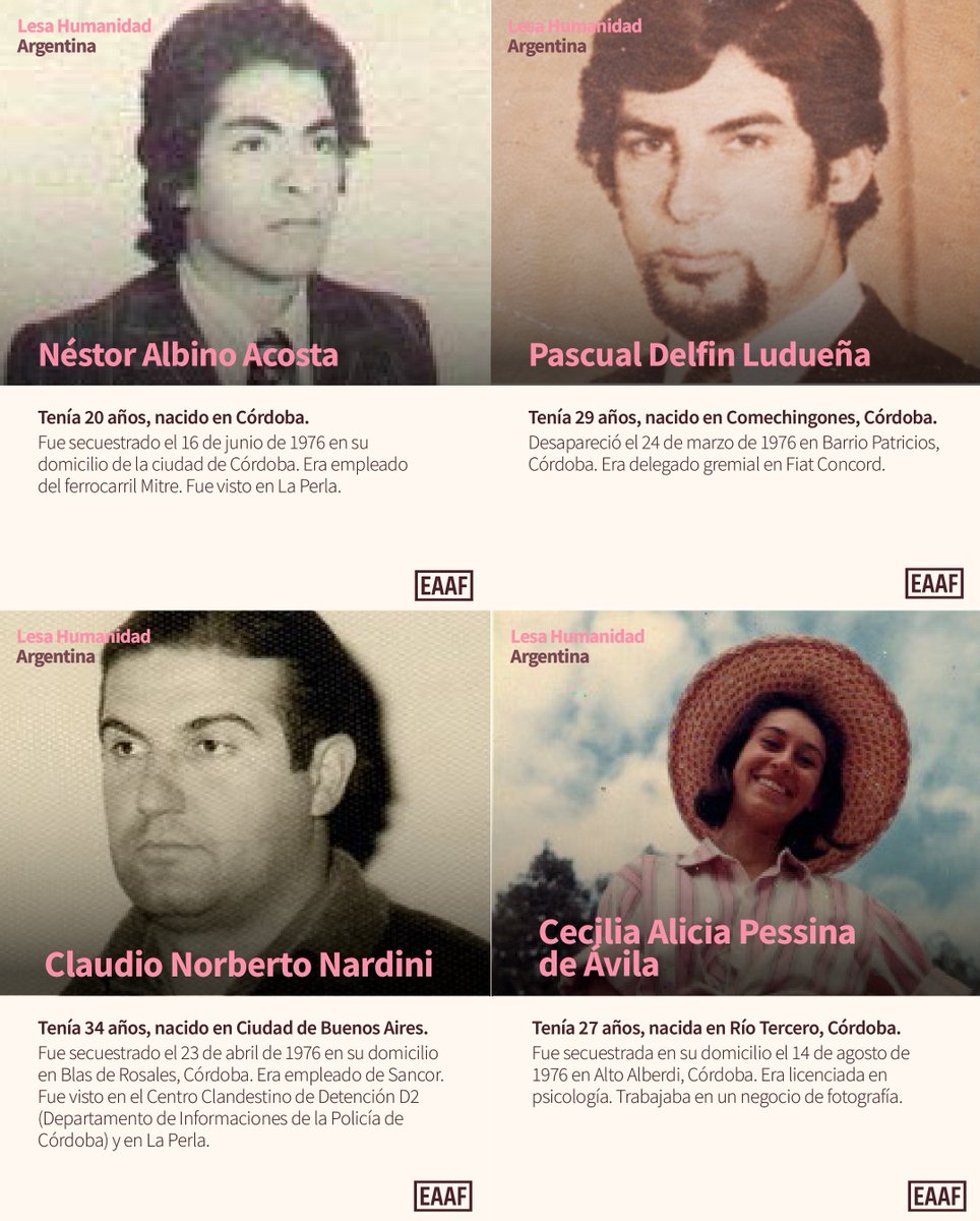 porquetendencia's tweet photo. "La Perla":
Porque el Equipo Argentino de Antropología Forense anunció la identificación de ocho personas desaparecidas halladas donde funcionó el centro clandestino de detención https://t.co/TlWFuOhui3
