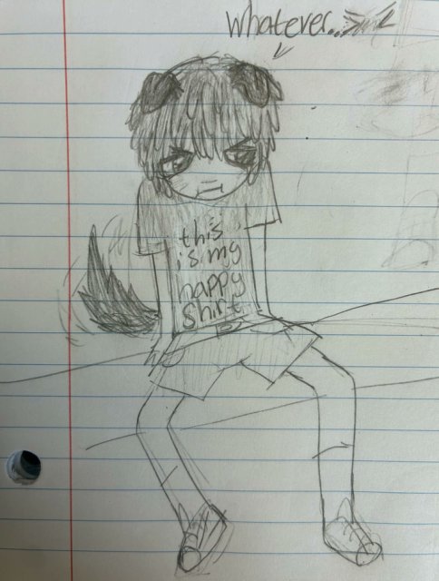 tretts2008's tweet photo. they drew me https://t.co/j9gZvypEAo