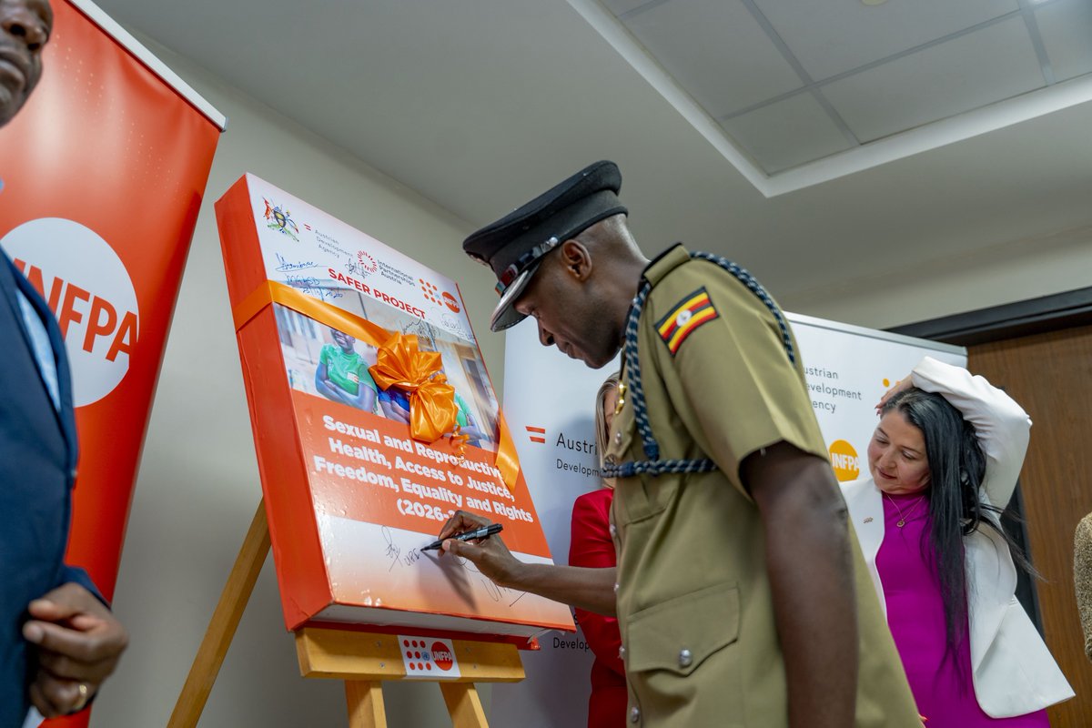 FrostProUg's tweet photo. The signing of the #SAFERProjectUG Phase III agreement marks a renewed commitment to strengthening access to justice, advancing sexual and reproductive health and rights (SRHR), and ensuring that women and girls affected by gender-based violence (GBV) receive the protection and support they deserve.
With β¬3.4 million in funding, the 30-month initiative will build on the progress made in previous phases, reaching approximately 830,000 people across Karamoja, Acholi and Lango. The project will strengthen survivor-centred services, enhance the capacity of justice and protection institutions, and challenge harmful social and cultural practices, including child marriage and Female Genital Mutilation (FGM).
The formal signing brought together government representatives, development partners, justice and law enforcement agencies, civil society organisations and other key stakeholders, demonstrating a collective commitment to creating safer communities where survivors can access essential services and justice without fear, stigma or discrimination.
As Phase III gets underway, the focus will be on turning these commitments into lasting impact through stronger collaboration across the justice, health and community sectors, while building sustainable systems that protect the rights and dignity of women and girls.
Through the SAFER Project, partners are advancing a shared vision of a Uganda where every woman and girl is protected from violence, empowered to claim her rights and able to access justice with dignity.