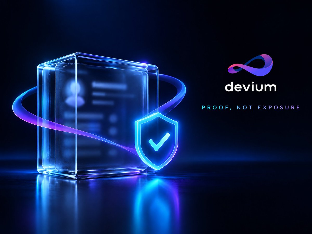 Deviumvip's tweet photo. The next digital economy will need more than data.
It will need data that can be verified, protected, and used responsibly.
Devium is building toward trusted data infrastructure for the AI era.
Proof, not exposure.
#Devium #IUM #TrustedData #Privacy https://t.co/FE0kgQ7l8o