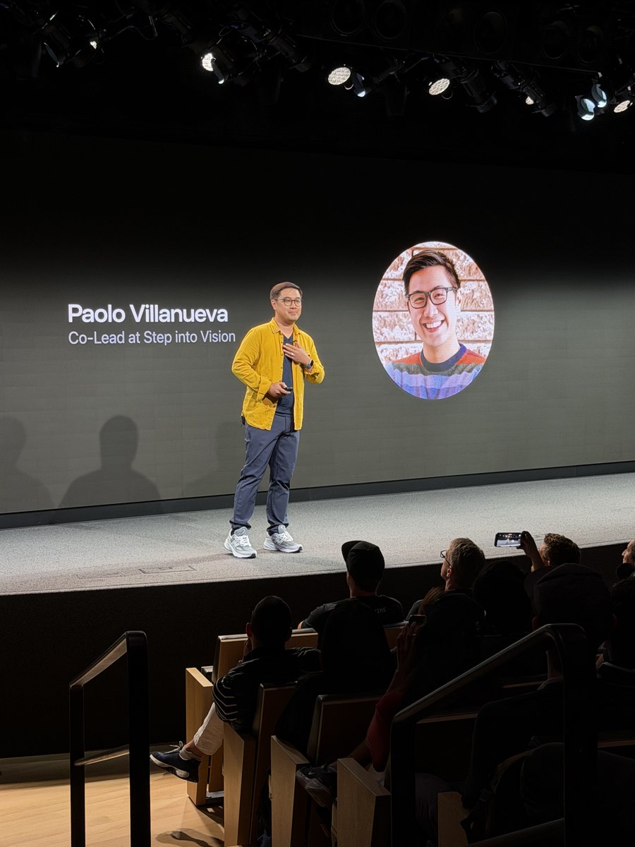 vrhermit's tweet photo. At WWDC 2026 in June, Apple gave us a chance to share the story of the Step Into Vision community. 

✅ Attending WWDC
✅ Speaking at an Apple Event
🔲 Next goal: Winning an Apple Design Award

I've already started work on the app that I hope will get me to the next goal. https://t.co/kH57SaBer5