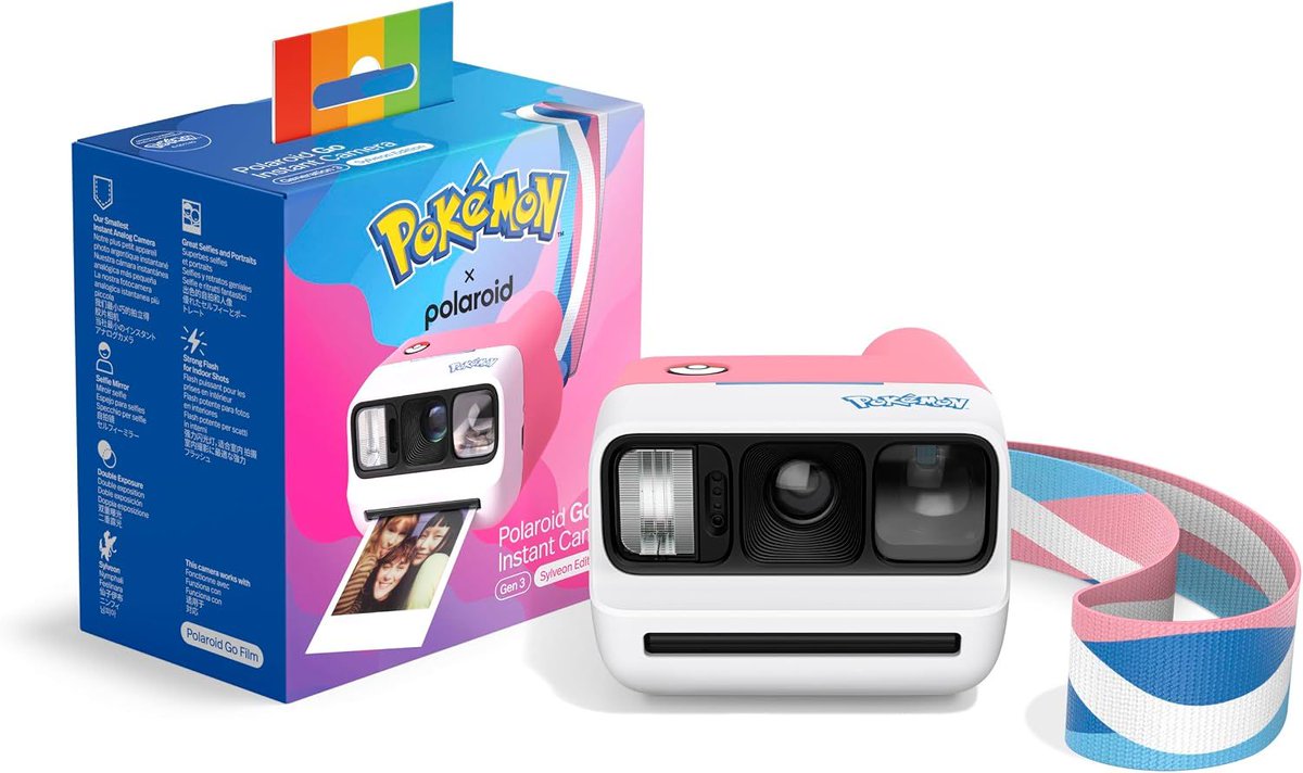 NinWire's tweet photo. Polaroid Now Gen3 Instant Camera - Pokémon Edition back in-stock at Amazon. (#ad) 
https://t.co/SOXmU99isr https://t.co/bOOVsD8RbP