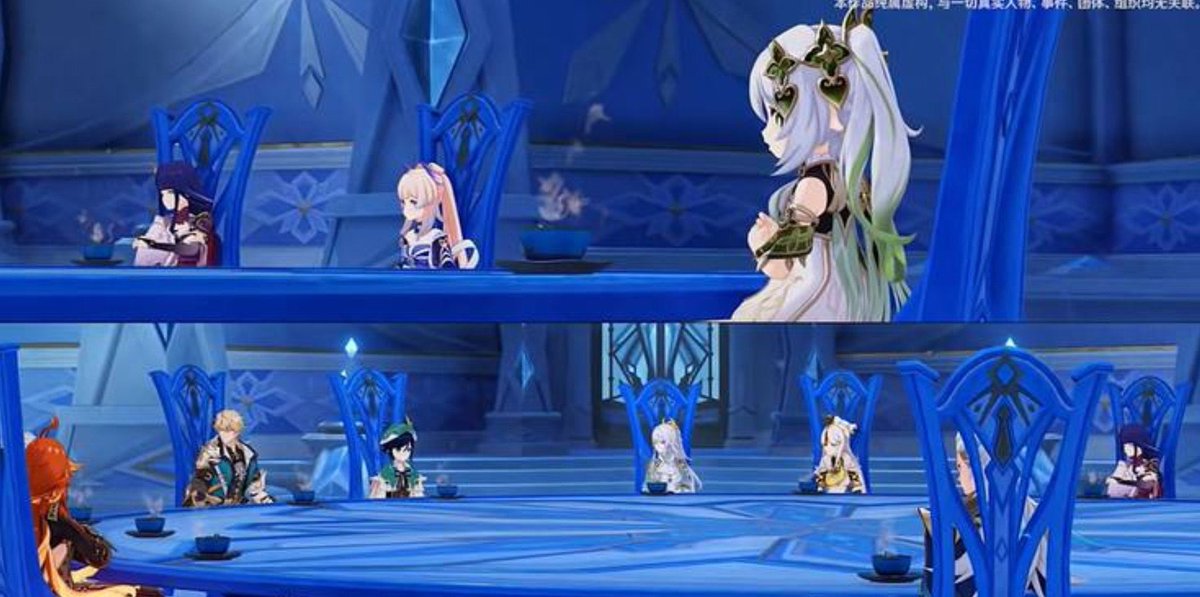 dearpeterparker's tweet photo. people saw this and immediately complain why varka is the one sitting here. well he is the grandmaster for a reason https://t.co/MBHriSeqIn