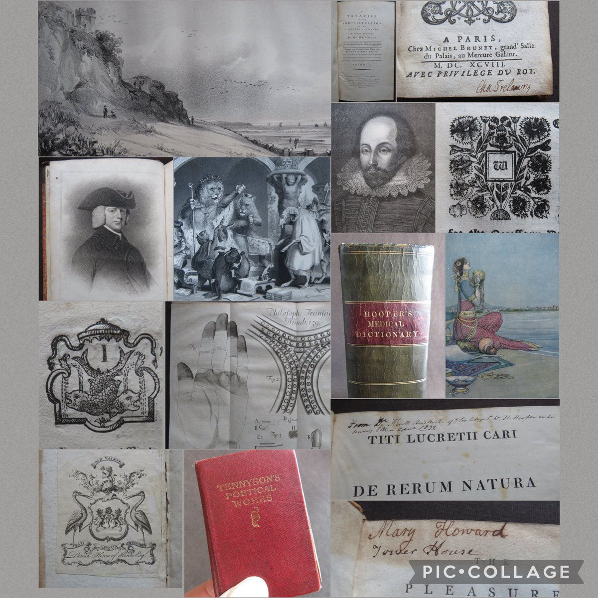 wisdompedlars's tweet photo. Some of the antiquarian books we have for auction this week.
Auctions end Sunday, from 8pm (UK time)
#antiquarian #bibliophile #history #BookTwitter #rarebooks #bookhistory #earlymodern #18thcentury #rarebooks #bookcollecting #bookauctions https://t.co/Uv8qjnDjKp https://t.co/IUxiFUMolx