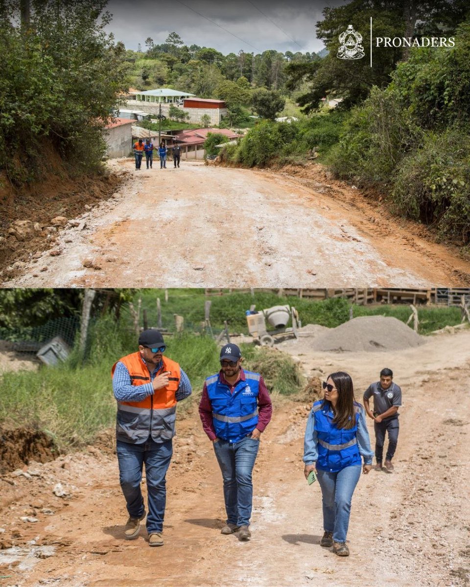 pronaders_hn's tweet photo. 📍 Dolores Merendón, Ocotepeque
🚜📐 #PRONADERS avanza con la pavimentación de 450 metros con concreto hidráulico, fortaleciendo la infraestructura vial de esta región cafetalera. ☕🌱 https://t.co/STpCMwPwFG