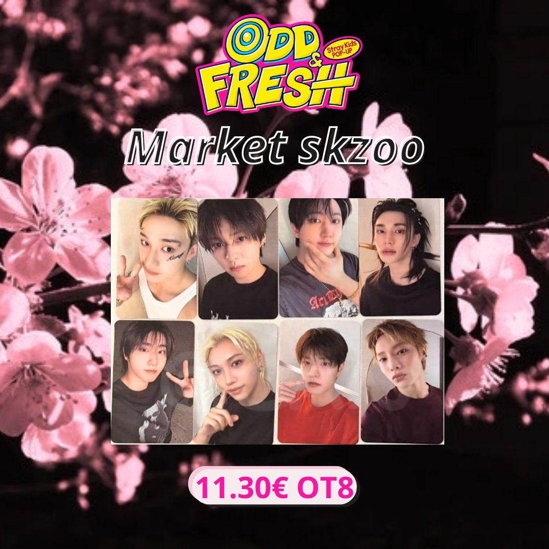 BabyImAlive's tweet photo. Hii guys !!

Market skzoo
♡ 11€30 chacun

https://t.co/v7Lj87Bbpp

#StrayKids #스트레이키즈
#ODDandFRESH
#StrayKids_POPUP
#KREAMDOSAN
#FANS_SHOP #팬즈샵
#YouMakeStrayKidsStay #skzsale #skzsales #skzsell
#straykidsgo https://t.co/1bpf3Dzcfb