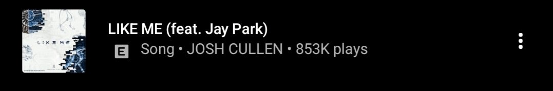 bbqwarriors's tweet photo. 🔓 850K+ PLAYS ON YOUTUBE MUSIC! 🔓

BBQs, A'TIN and JWalkerz, look at this! 

'Like Me' by Josh Cullen ft. Jay Park has now passed 850,000+ plays on YouTube Music! Every play from you, whether you're on the commute, at work, or winding down at night, got us here. Thank you for keeping Josh on repeat in your daily rotation! 🫶

We're getting closer to 1M, so let's keep the streams going the right way! 

📢 Use our focused playlists on YouTube Music. Pick whichever is easier for you:

🌐 Our Streaming Hub (all playlists in one place)
https://t.co/NdIu8tjss6

OR

▶️ Our playlists on the BBQ Warriors account
https://t.co/onIxA5P0lG

Our playlists already have fillers in between, so just press play and let it run. 🍢🛡️

Less than 150K to 1M! Let's go, Warriors! 🔥

#JCLIKEME #JOSHCULLENxJayPark
#JOSHCULLEN
@JoshCullen_s