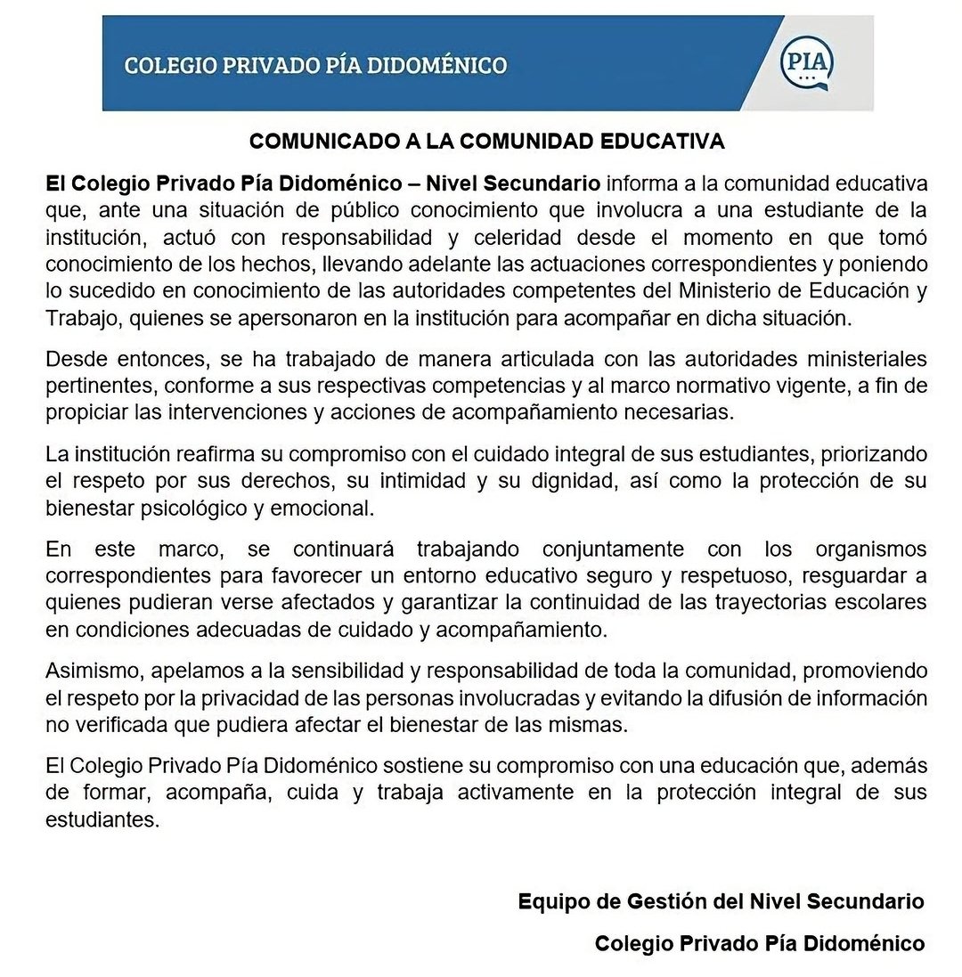 noterecomiendoo's tweet photo. Leí tambien que la enferma de Abril Segura es abanderada. Cada uno elige ser abanderado? Que yo sepa es el colegio, bueno, el PIA decide que Abril Segura represente una bandera. La abanderada deberia ser Lucrecia por salir a hablar! TODOS estamos con ella. https://t.co/UA2i3g66Tj