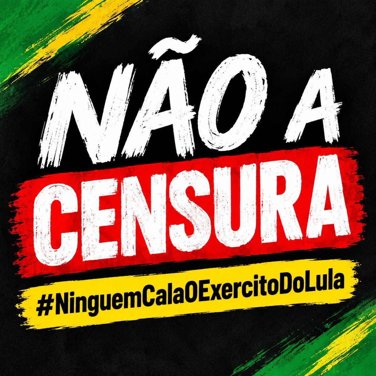 norcasuleir's tweet photo. #EXERCITODOLULACONTRACENSURA
#CensuraNaoTSE
#KassioGolpista
#ExercitoDoLulaContraCensura
QUEREM NOS CALAR
NÃO VÃO NOS CALAR
#TSENaoVaiNosCalar https://t.co/OdeIav7nO6