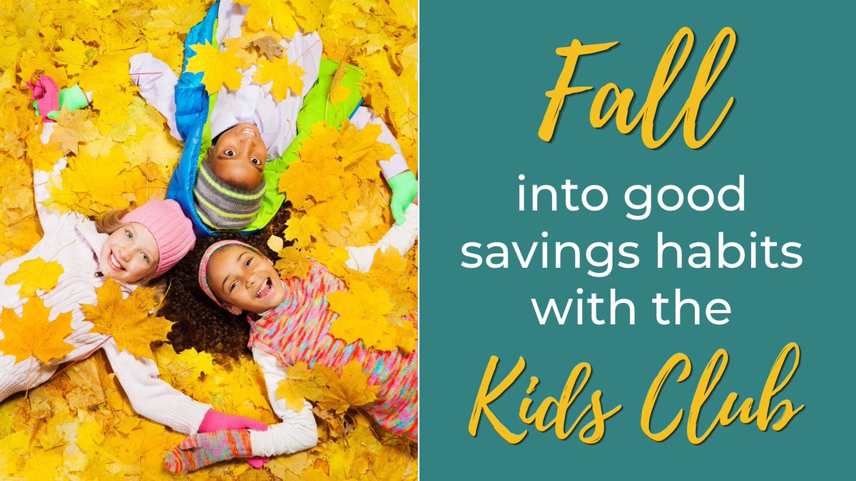 IAACU's tweet photo. It’s never too early to fall into good savings habits! 🍂💰 Our Kids Club gives kids ages 0–12 a savings account to start building their savings from an early age.

Open a Kids Club account for your child today! https://t.co/Xe8MYkPavj https://t.co/Blul1k0CmS