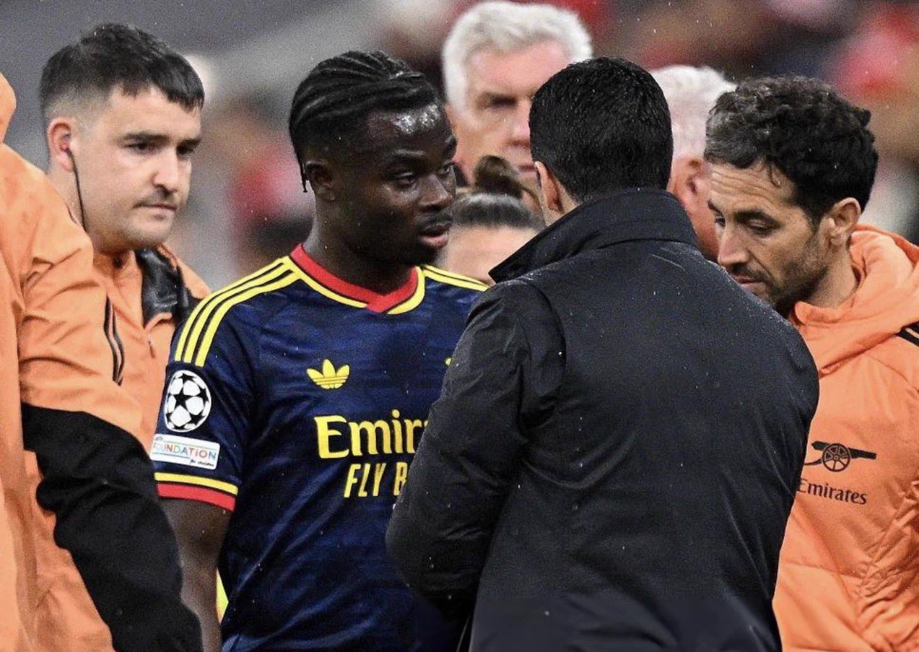 Saka Out For a Minimum of 6 Weeks