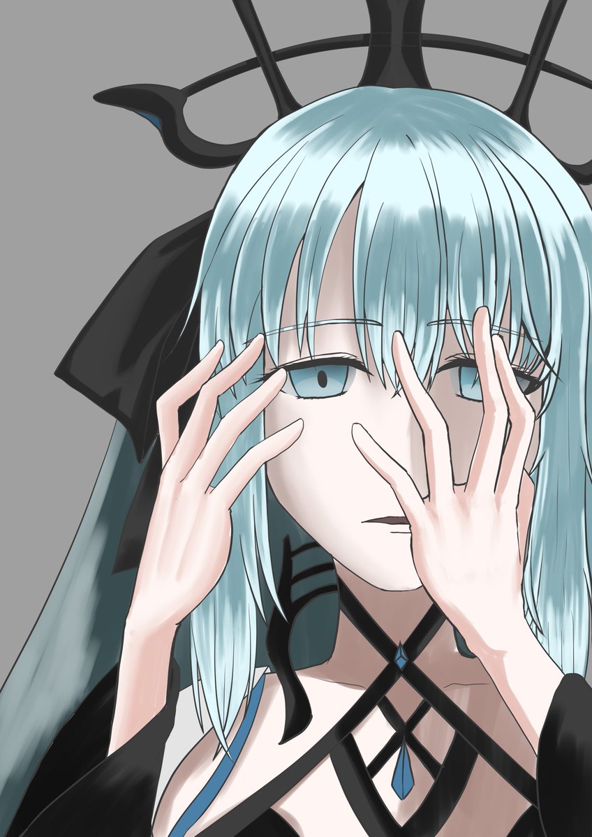 hluk_kanata's tweet photo. モルガン様めっちゃむずいんやけど、顔面長になっちゃったし指多分長い。明日見返したら消すやつかもしれない https://t.co/eFBYbQmSWQ