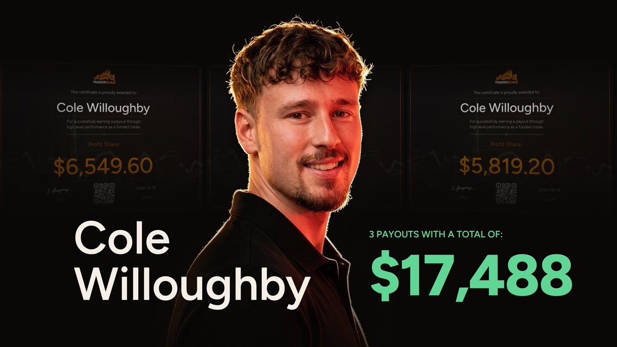traderscale's tweet photo. From six breached funded accounts in a row to $17,488.80 in payouts. 

 Here's his story: https://t.co/tho0osbcG8