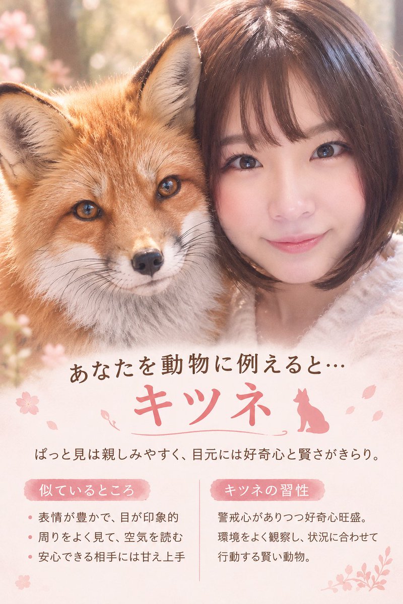 miwachin_715's tweet photo. チャッピーに.顔タイプ？動物診断お願いしたら
キツネだった

誰が.目がないや https://t.co/dqpnvZsOfu