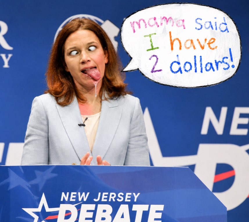 Osheddyy's tweet photo. @RebeccaForNJ07 @PeteAguilar Do you plan on disclosing how much you’re worth tonight? Let’s hope so! https://t.co/LVDcLVYa1n