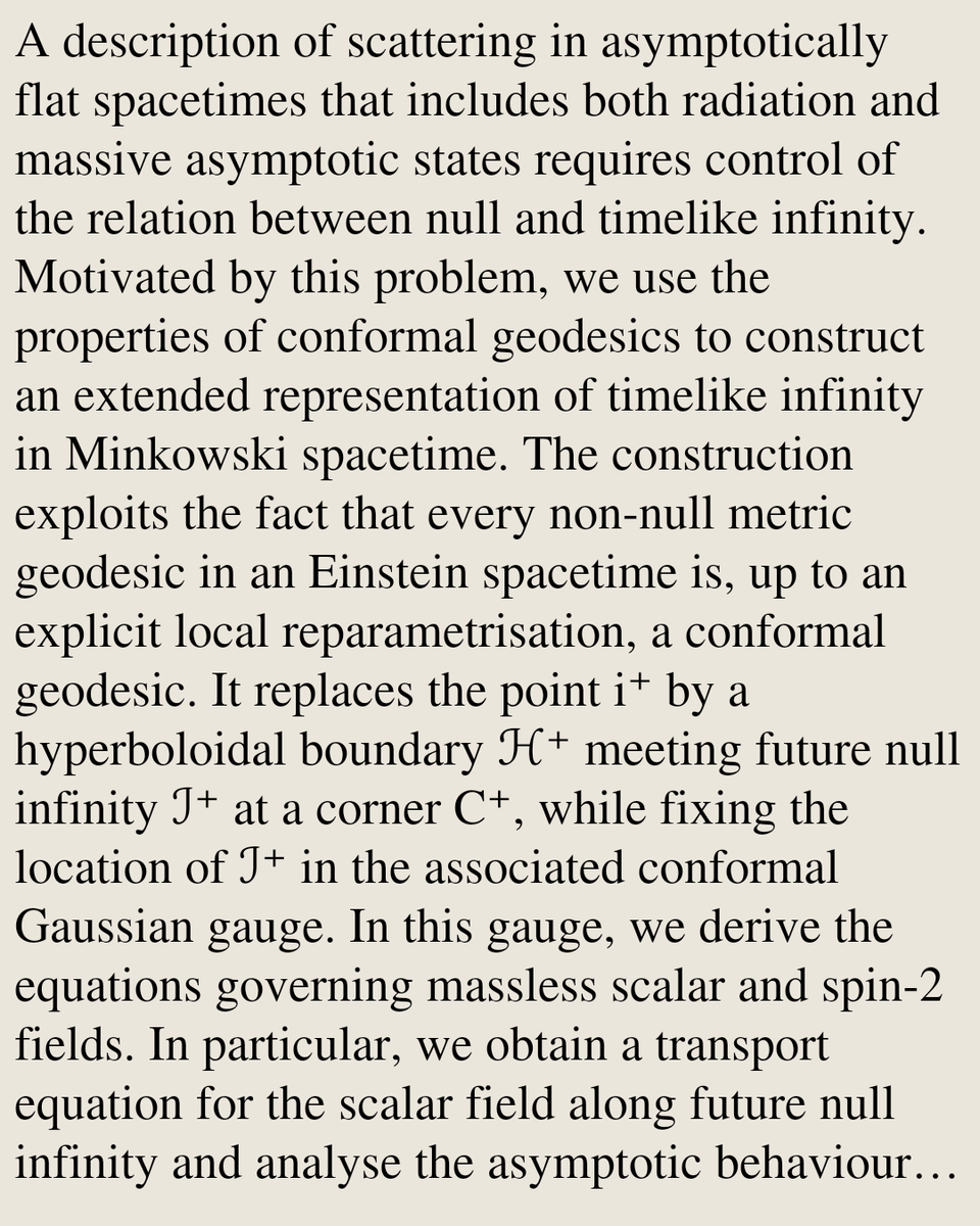 RelativityPaper's tweet photo. Conformal geodesics and the hyperboloid at timelike infinity

Achilleas V. Koukas, Mariem Magdy, Juan A. Valiente Kroon
https://t.co/6cp9KOajYE [𝚐𝚛-𝚚𝚌] https://t.co/SzoSw1GY5I