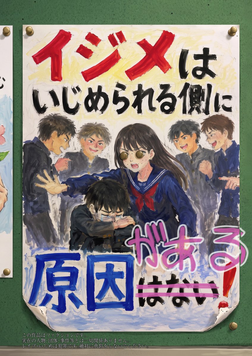 Waves_Be_Killin's tweet photo. イジメはいじめられる側に原因がある
(1/4) https://t.co/OH9fMNHdN0