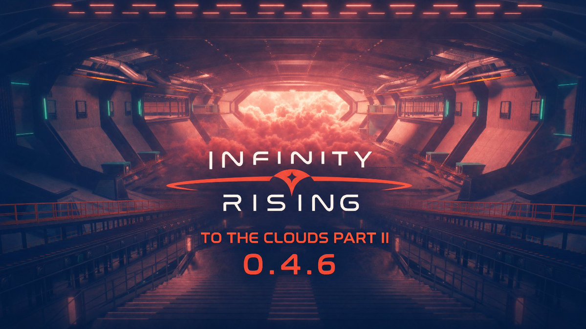 InfinityRisingX's tweet photo. 0.4.6 To the Clouds: Part II is live in Infinity Rising.

Global Map Free Flight. HOVA SPORT hover bike racing. The GTI Tempest. Halloween Part 3. Big performance gains.

Pre-alpha, and still shipping. Log in and see what changed.

https://t.co/qCjIXnWUq6

#infinityrising https://t.co/QcVTYqQC0n