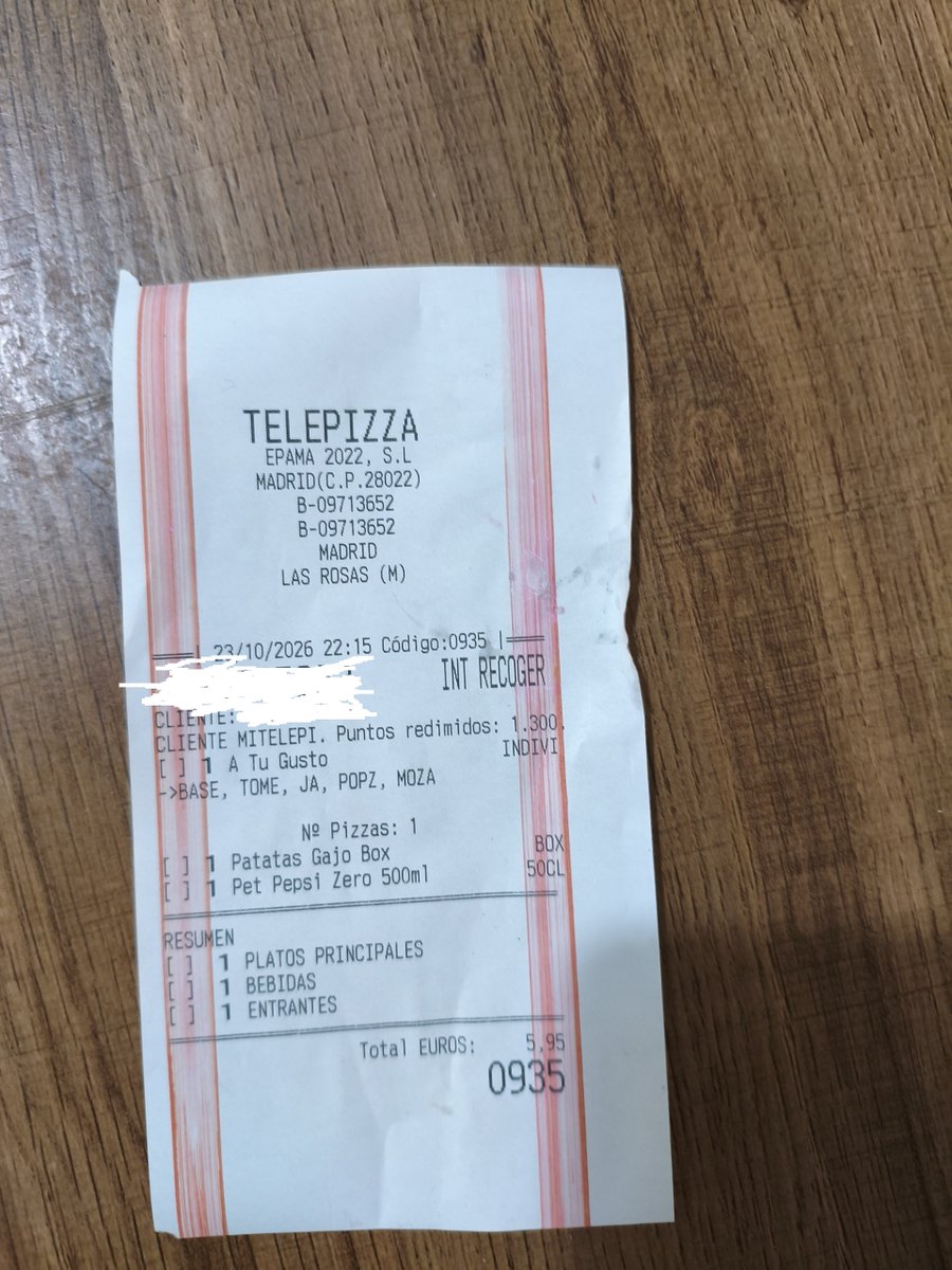 TelepiFan's tweet photo. Pedido del 23/10/2026 @telepizza_es lo de siempre, como siempre 😉🥰 https://t.co/JbYzUoNxeH
