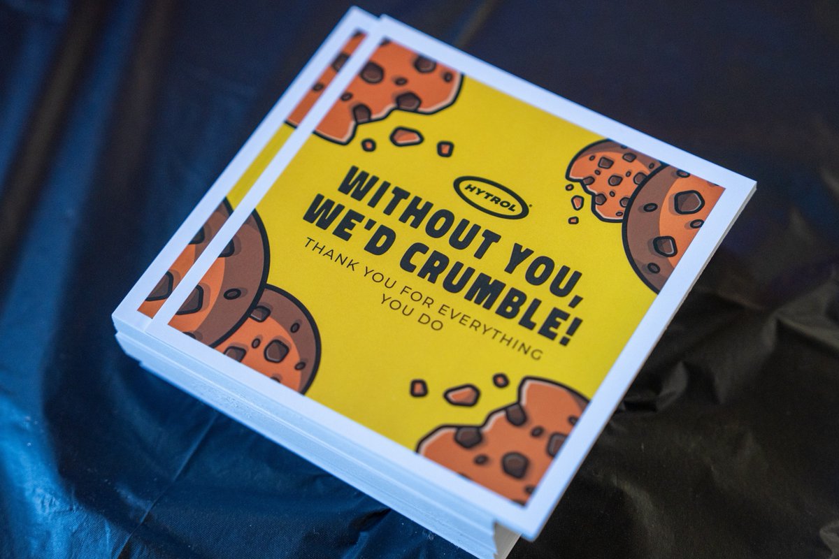 hytrol's tweet photo. 🍪 Something sweet for the people who make Hytrol special! We celebrated our amazing #HytrolFamily members in Jonesboro and Fort Smith during our recent Employee Appreciation events. Thanks for all you do every day to help us #leadtheway! ❤️ https://t.co/Dbze59VQZw