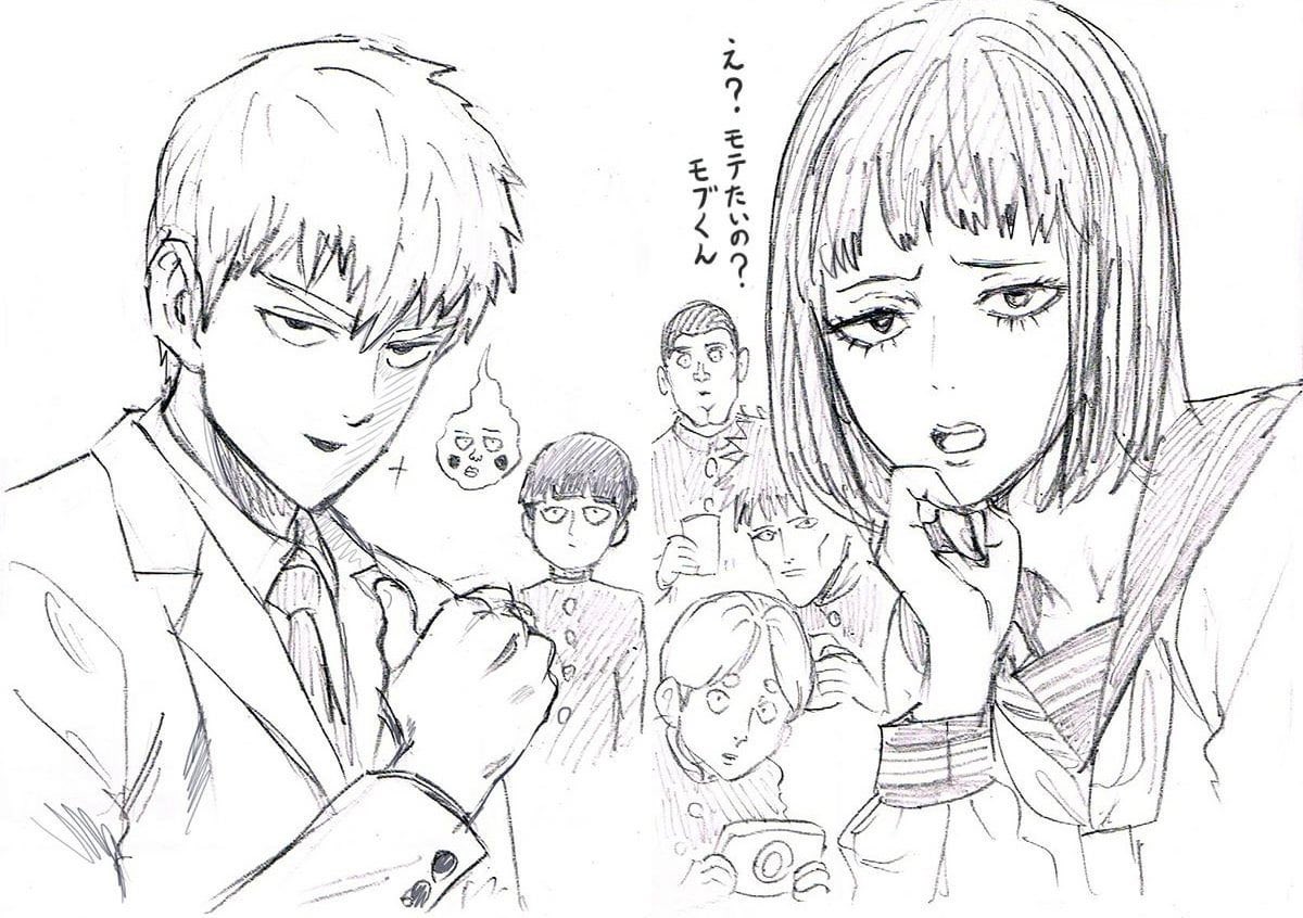 daily1punch's tweet photo. Mob Psycho sketch by Yusuke Murata https://t.co/6AVBiM3fzK