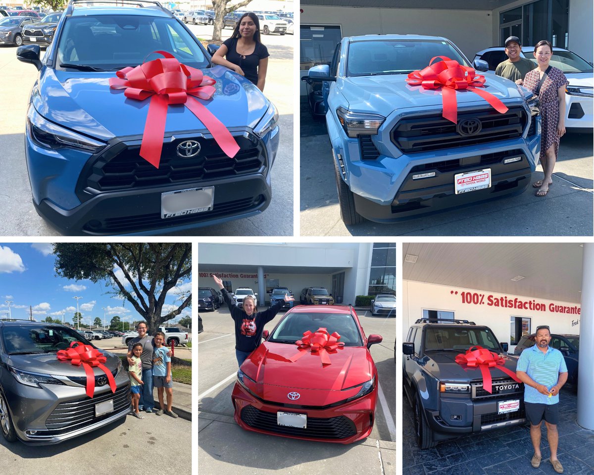 fredhaastoyota's tweet photo. Fall Fridays hit different with new keys in hand. 🍁🔑 Thank you for choosing us, and congrats to these #happycustomers!

Jose E., Kiry H., Lucky Y., Melissa M., Miguel F., Miguel G., Oscar S.V., Saif S., Samandrea F., and Sheena T. #Houston #SpringTX https://t.co/9ntS5TzpPt