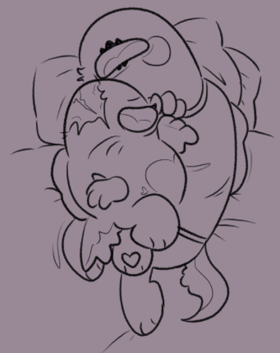 SwampySimpo's tweet photo. Lime doing that slow crawling thing cats do when they wanna cuddle up with their humans and Blue waking up to an engineer curled up to their chest purring. #blime #amongus https://t.co/LKZ9IPf74x