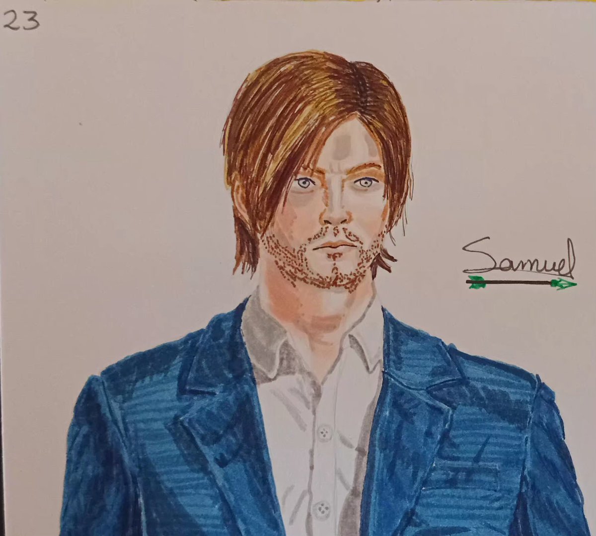 SamTurbo10's tweet photo. Buenas tardes. En este #InktoberDay23 ponemos a alguien que por la mayoría de las chicas u hombres que conozco lo ven muy #Apuesto o como su husbando, e incluso papucho: #LeonSKennedy . Lo ilustré en su aspecto de #ResidentEvil : #InfiniteDarkness, me quedó genial, no creen? https://t.co/XgHGgJkNoD
