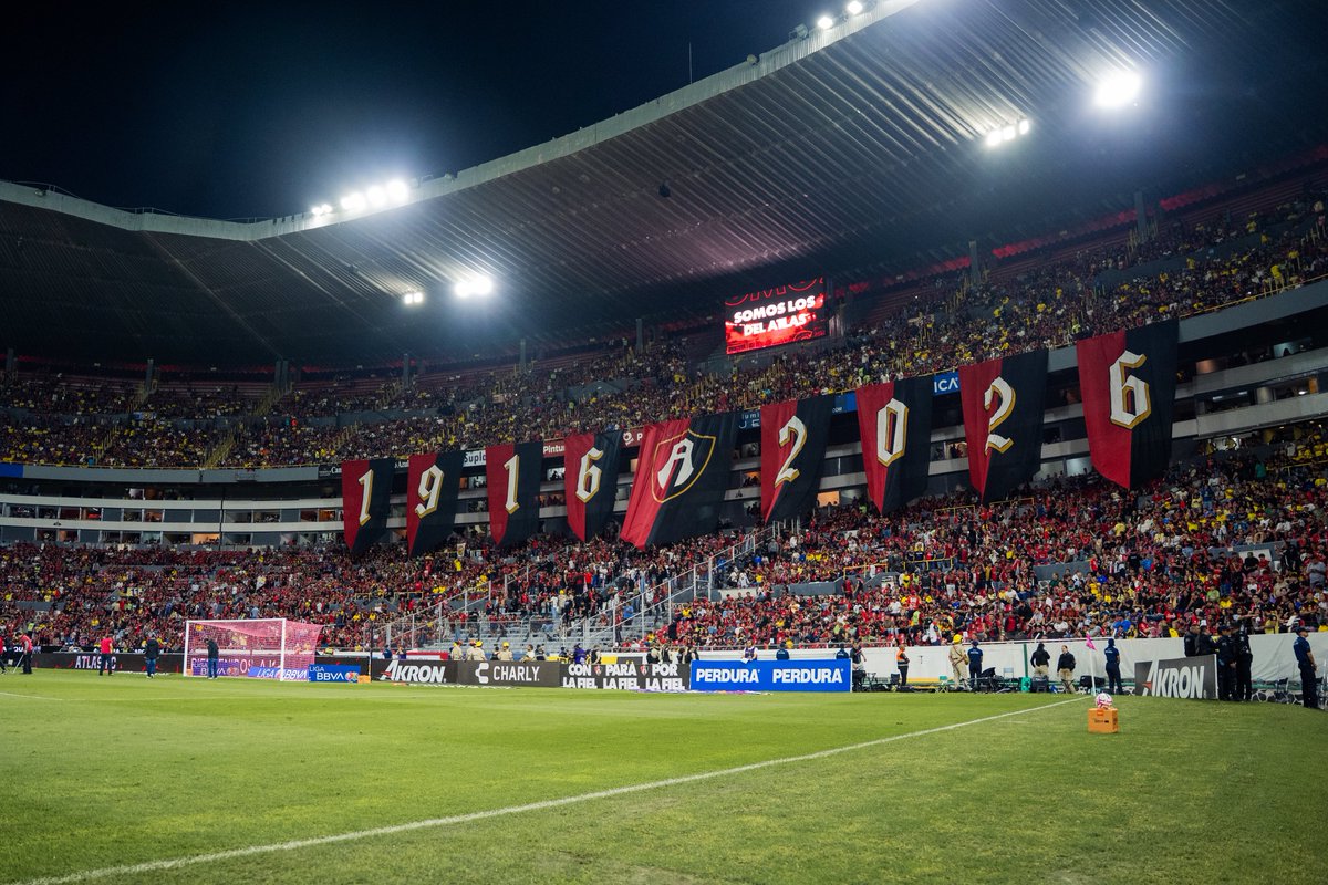 AtlasFC's tweet photo. Gracias por llenar una vez más el Jalisco, Fiel 🙏🏻

Nos vemos este domingo para tener su apoyo una vez más 🤝

#ParaLaFielPorLaFielYConLaFiel https://t.co/4YvTh9SefE
