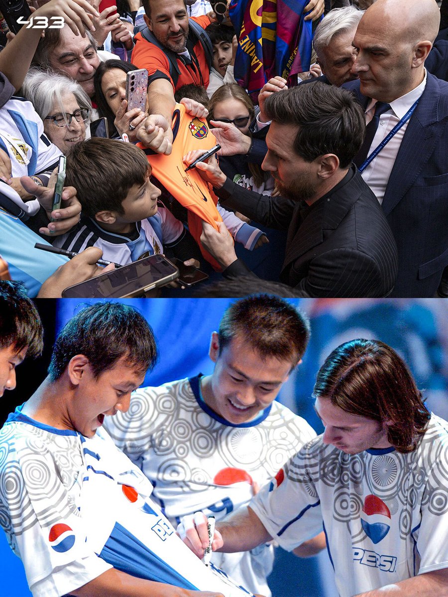 433's tweet photo. Imagine being 𝐰𝐨𝐫𝐥𝐝-𝐟𝐚𝐦𝐨𝐮𝐬 for over 2️⃣0️⃣ 𝐘𝐄𝐀𝐑𝐒 😧

From a young star to a legend of the beautiful game 🤩

𝑺𝒊𝒎𝒑𝒍𝒚 𝑳𝒊𝒐𝒏𝒆𝒍 𝑴𝒆𝒔𝒔𝒊 💫 https://t.co/3dmbayX7L6