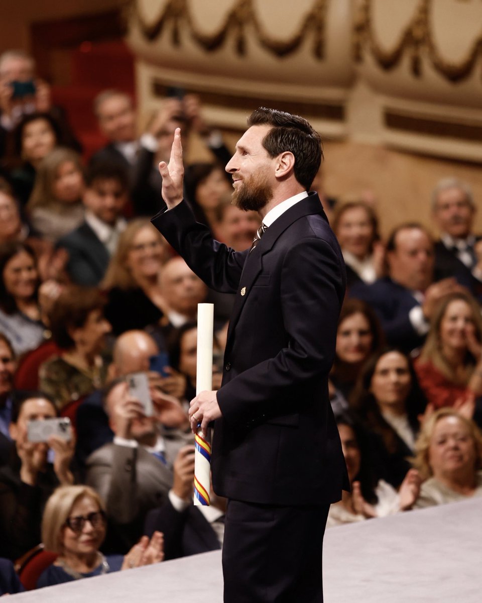 InterMiamiCF's tweet photo. Felicitaciones, capitán, por recibir el Premio Princesa de Asturias de los Deportes 2026. 🩷🔟 Tu talento hace historia. Tus valores dejan una huella que va mucho más allá del fútbol. https://t.co/SYOWbnMEcH