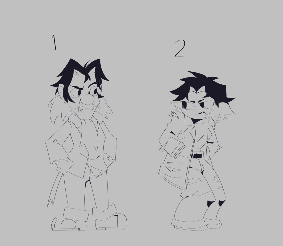 Bittertastlol's tweet photo. Human Sylvester with two design cuz I’m indecisive 🫠 #looneytunes #fanart #artdump #sylvester https://t.co/RufXQqyi42