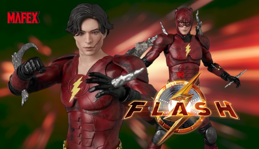 Mephitsu's tweet photo. From DC's 2023 release of The Flash comes this new Medicom MAFEX release of Ezra Miller's titular character in the Batman suit. Arriving in late 2027.

https://t.co/ZrR670Kxtu

#Medicom #MAFEX #TheFlash #DC https://t.co/4M1Jm16kOJ
