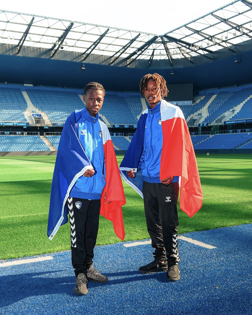 HAC_Foot's tweet photo. La Coupe du monde U15 débute demain pour Moudy Keyta et Izael Lema. 🇫🇷

Félicitations et bonne compétition les bézots ! 👏

#MadeInCavée https://t.co/vs0SJO8sMD