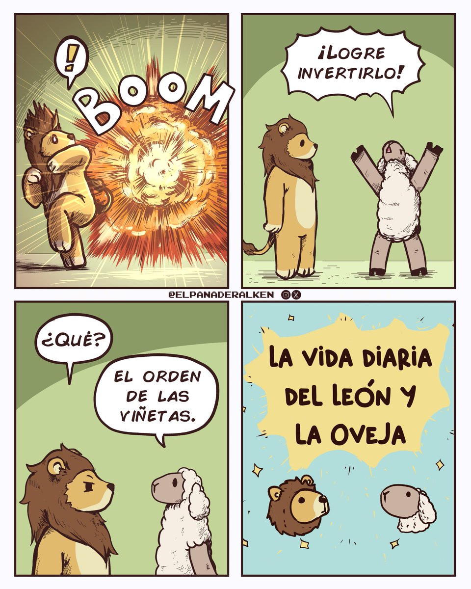 ElPanaderalken's tweet photo. Orden inverso.
#comic #draw https://t.co/OXxQ648aH8
