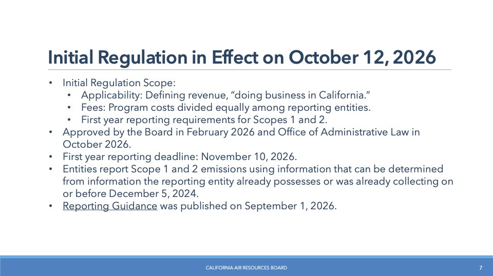 Caltrux's tweet photo. As Scope 3 takes shape, more shippers are likely to ask carriers for fuel and emissions data, even carriers too small to report on their own.
CTA is following the rulemaking and will keep members informed.
#Trucking #SB253 https://t.co/YKssDnb8CD