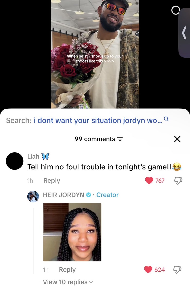 SG212MSG's tweet photo. I’m crying 😭😭😭😭 Jordyn’s response https://t.co/d5a353m1Df