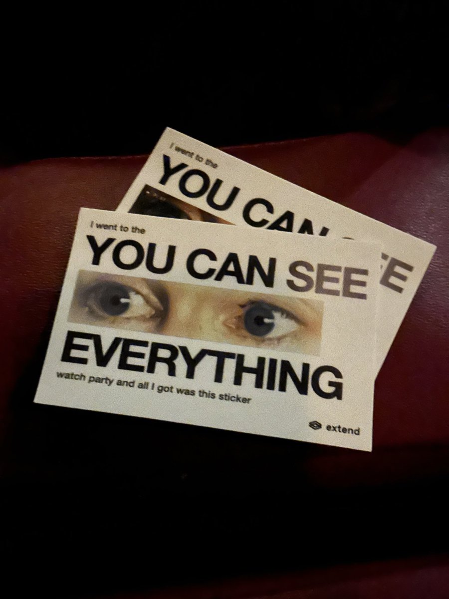 shwedotai's tweet photo. In San Francisco, you can't just watch a new movie.

You’re invited to a VC funded screening.
You wait to see if you get off the waitlist.
You text your friends to see if they're going to the same one and no, not that other one that everyone else went to.
You thank the startup (ty @ExtendHQ!) for hosting.
You post online that You Saw Everything to humble brag that you went a watch party.