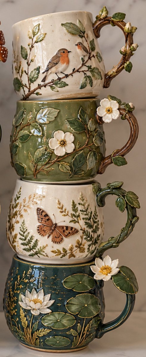 aestheticwabi's tweet photo. Nature-Inspired Mugs https://t.co/xO61qPBiKn