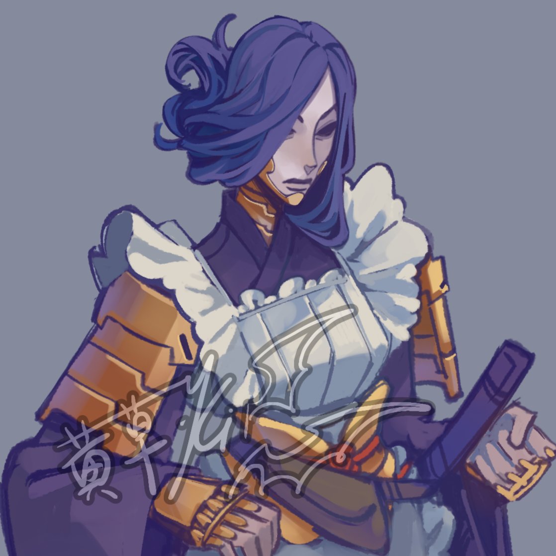 520Grass's tweet photo. Messy speed drawing for Yamato skin idea...I have a heavy thing on Maid outfits...
 #deadlock #deadlockvalve https://t.co/hthrQQiBMQ
