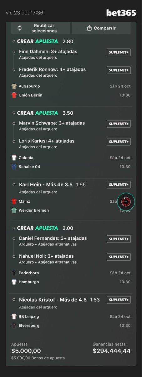 MainooTimbero's tweet photo. x63 de Atajadas🧤 para la Bundesliga🔴 mañana, todos a la misma hora🕣.

Un chiche porque me gustan las atajadas y en la Bundesliga suelen patear bastante al arco 🥅

Agregar a su boleto de apuestas: https://t.co/xGxTGFeJLp https://t.co/GW6WTB6J9I