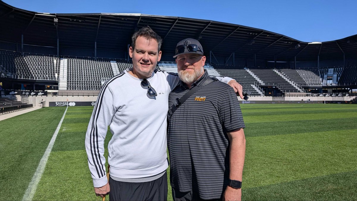 MKickaround's tweet photo. The calm before the (#ULTRAFEST) storm!

Thanks for the stadium tour, @FortWayneFC! 🙌

#DotTheMap | @fortwaynefooty https://t.co/LvSvELQvXh