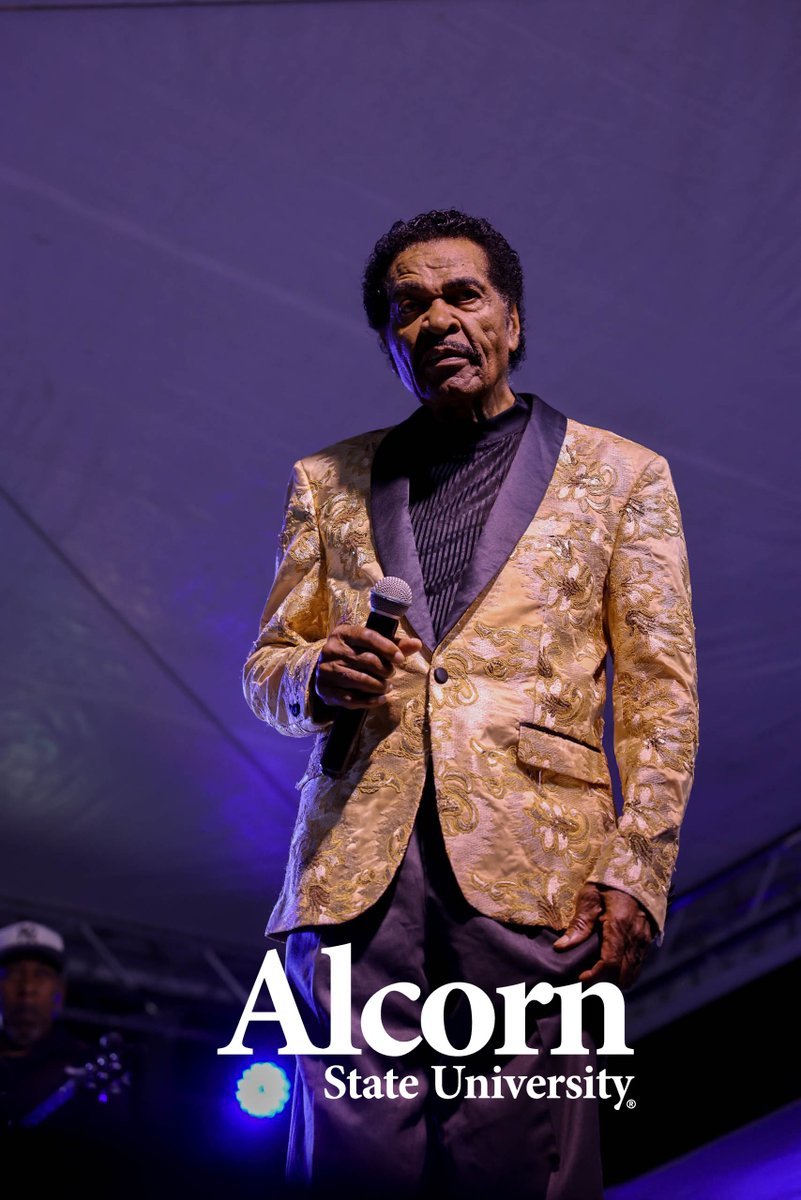 AlcornStateU's tweet photo. What an incredible time of music, memories! Bobby Rush, Willie Clayton, and Ms. Jody brought their amazing talent and energy to the stage, and it was clear that they truly enjoyed performing for the Alcorn State University family!

#ASUGHOAT26
#AlwaysAlcorn https://t.co/uTGSz34Z8X