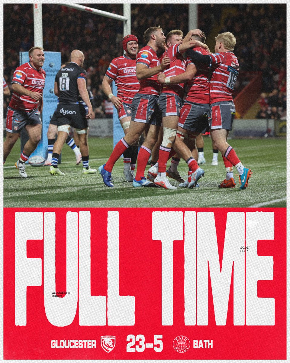 gloucesterrugby's tweet photo. 🤫

🍒  23 - 5 🛁 | #GLOvBAT https://t.co/uYUSAVzPZt