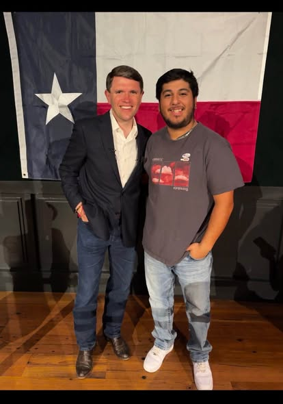strujillo075's tweet photo. James Talarico is the real deal. My son and I were proud to meet him this spring. Today, our family voted for hope over fear, unity over division, strong public schools, affordable healthcare, human dignity, equal rights, and a firm stand against fascism. https://t.co/BRfD9MfoyG