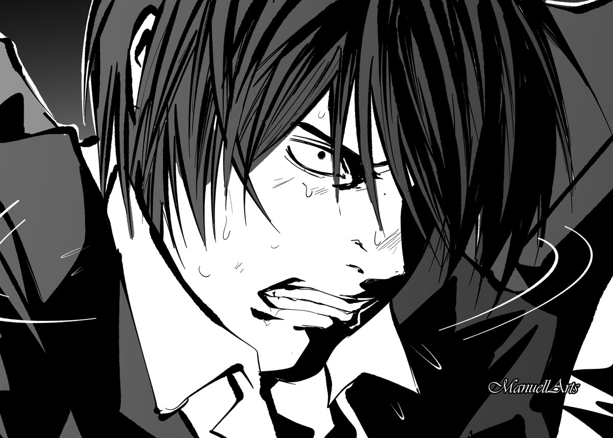 ManuellArts's tweet photo. Father's Denial. 

#deathnote #lightyagami 

(1/3) https://t.co/PTaBhBQiU1
