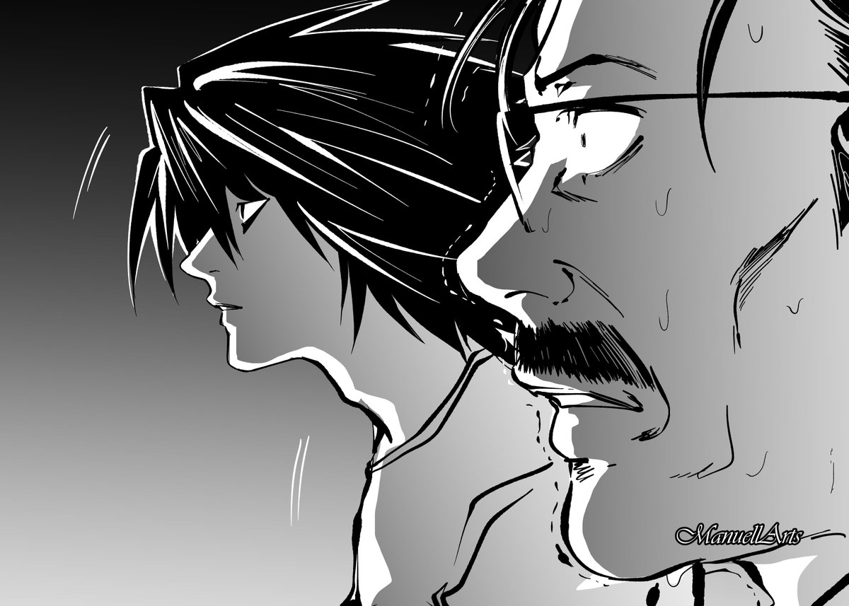 ManuellArts's tweet photo. Father's Denial. 

#deathnote #lightyagami 

(1/3) https://t.co/PTaBhBQiU1