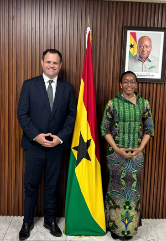 Irish_Aid's tweet photo. This week, Minister for International Development and Diaspora, @nealerichmond, visited Ghana and Senegal. 

His programme covered political, development cooperation, diaspora and sports diplomacy engagements.

Read more about the visit here: https://t.co/xEzlKNiPI7 https://t.co/AkXcp5LKJN